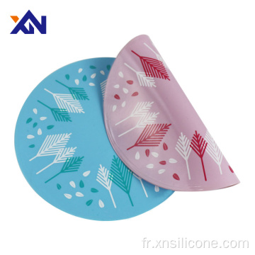 MATE DE SILICONE D&#39;INDUCTION RÉSALABLE ROUNDÉE MAISON